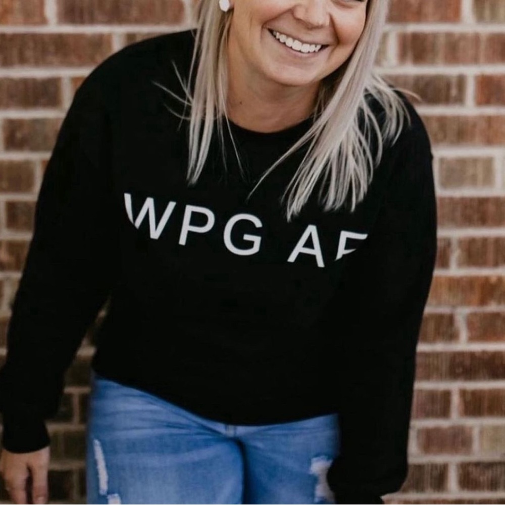 WPG AF Crewneck Black Sweatshirt